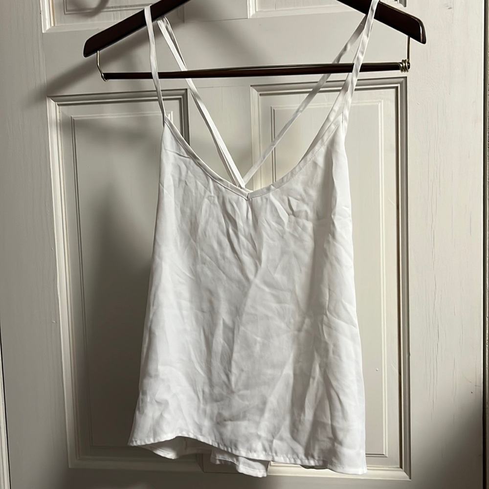 Hollister white tank